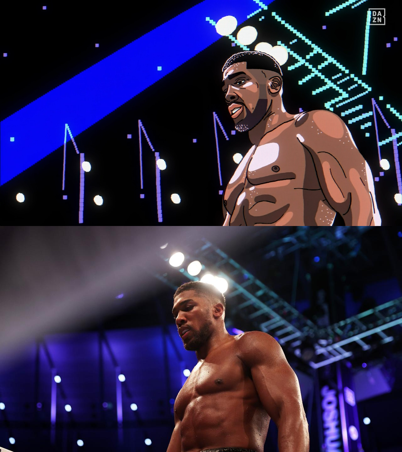 art of anthony joshua compared to the original photograph