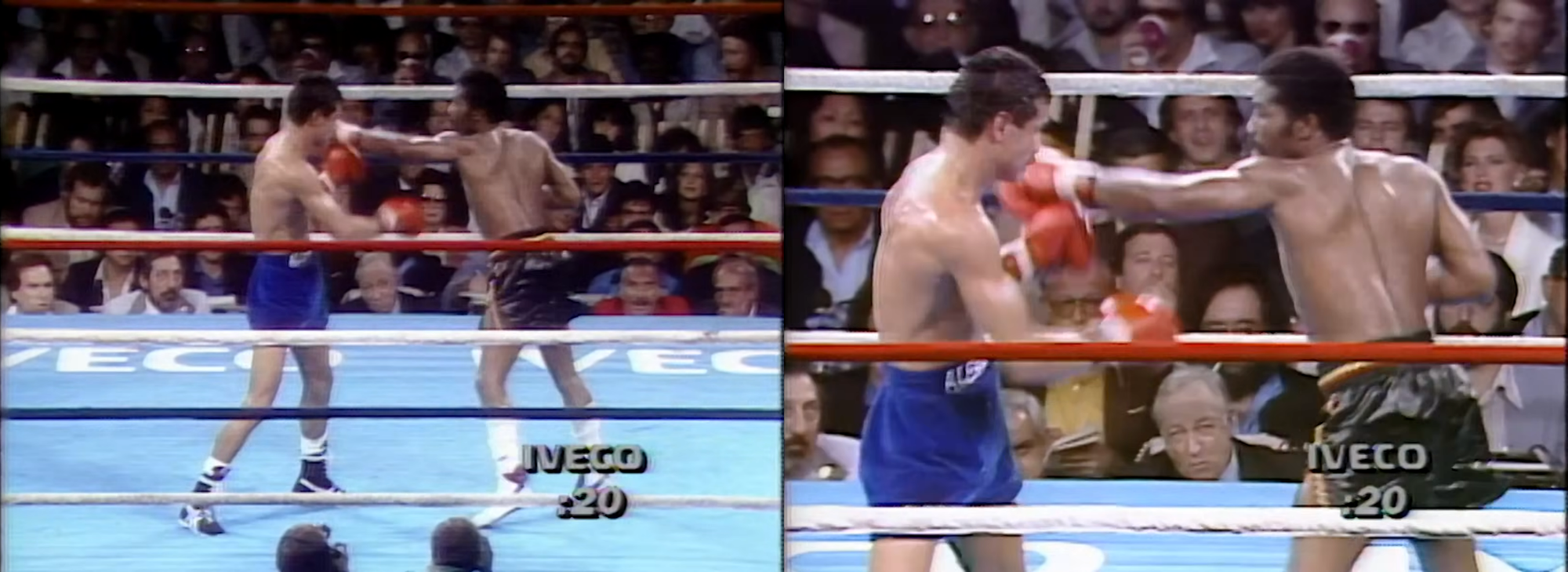 A side-by-side of Pryor-Arguello, the two screenshots are 1 frame apart