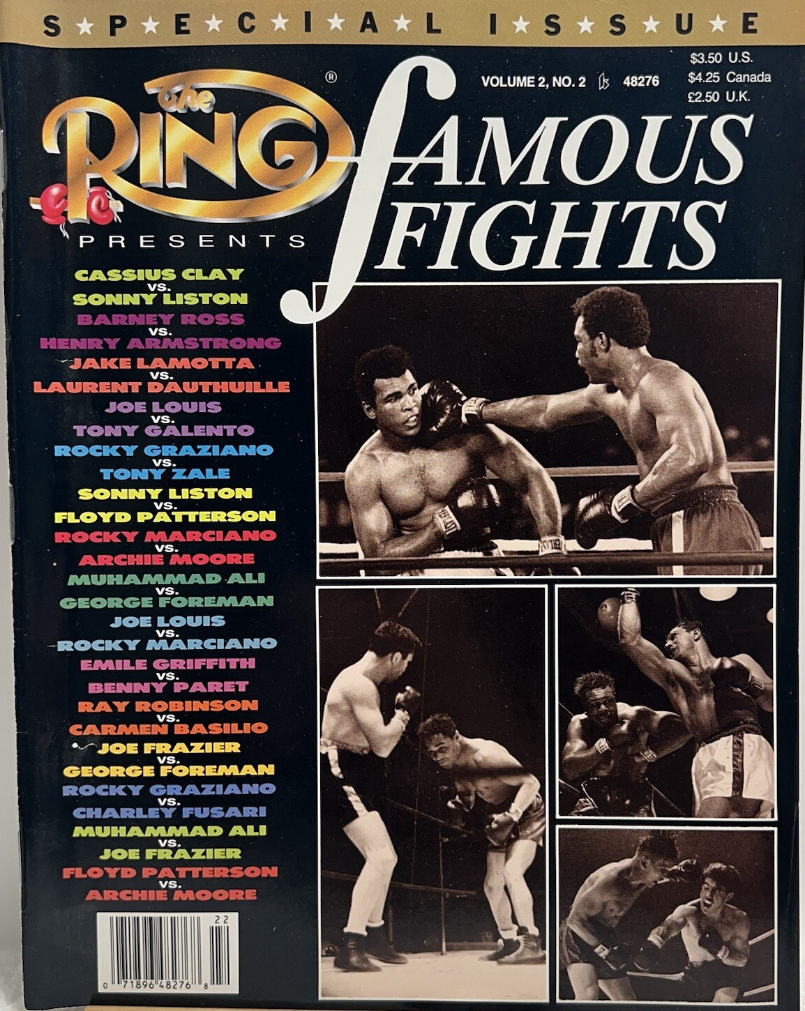 The Ring Special Issue Vol. 2 #2 Famous Fights cover