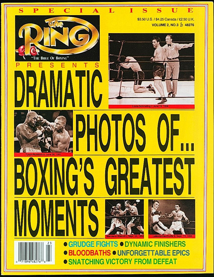 The Ring Special Issue Vol. 2 #3 Dramatic Photos of Boxing's Greatest Moments cover