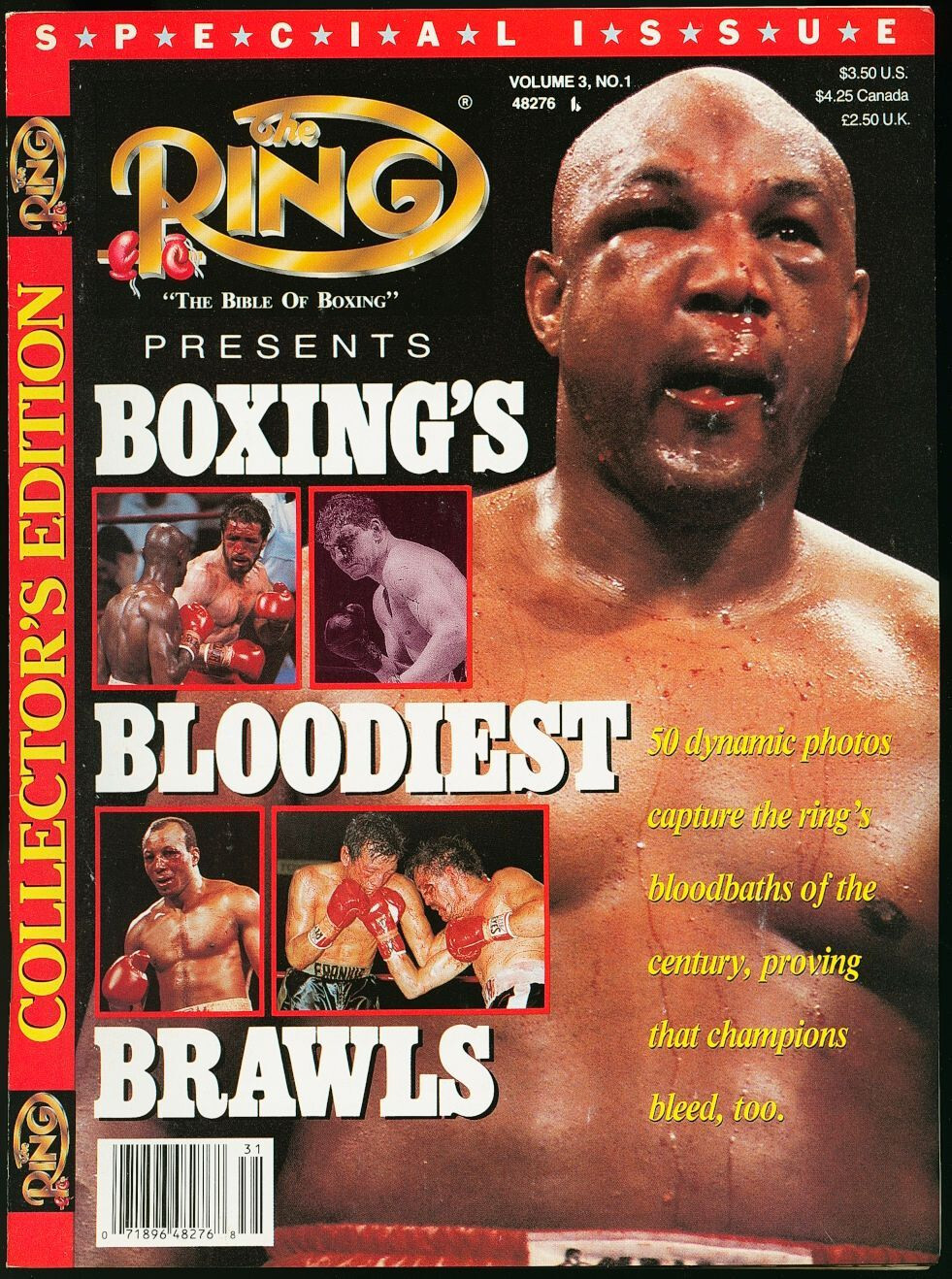 The Ring Special Issue Vol. 3 #1 Boxing's Bloodiest Brawls cover